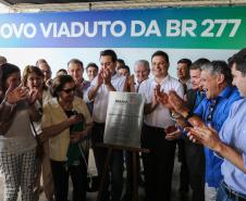 O governador Carlos Massa Ratinho Júnior inaugura nesta quinta-feira (10) , o viaduto da BR-277 e as obras de ampliação do Terminal de Contêineres de Paranaguá (TCP).