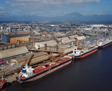 Aumento de importação nos portos paranaenses