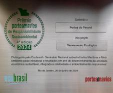 Portos do Paraná vence prêmio Portos e Navios de Responsabilidade Socioambiental