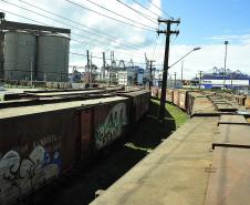 Descarga de grãos via ferrovia quase dobra em Paranaguá