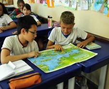 Mapa criado pela Appa é usado em salas de aula do Litoral