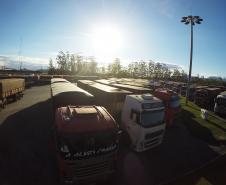 Pátio de Triagem do Porto de Paranaguá recebeu mais de 110 mil caminhões no primeiro trimestre do ano