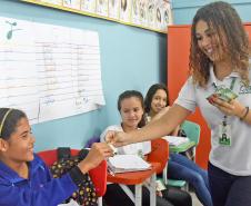 Mais de 3,6 mil crianças já foram beneficiadas pela Educação Ambiental
dos Portos do Paraná