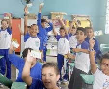 Mais de 3,6 mil crianças já foram beneficiadas pela Educação Ambiental
dos Portos do Paraná
