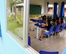 Na Escola Municipal Campo de Tambarutaca, na Vila São Miguel, tem 19 alunos, sete de 2º a 5º anos. Esses últimos que participaram da atividade do primeiro módulo do Programa. 