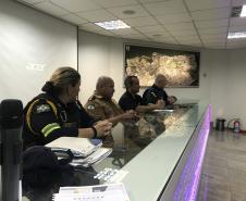 Forças de segurança se reuniram nesta sexta-feira, na adminstração dos Portos do Paraná
