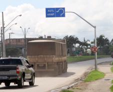 Os caminhões de veículos (cegonheiras) terão acesso aos pátios pela Avenida Coronel José Lobo e, em seguida, pela Rua Manoel Corrêa
