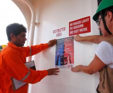 Appa faz campanha de combate à dengue a bordo dos navios