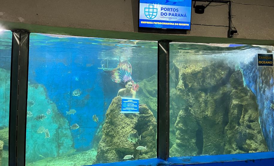 Reforma patrocinada pela Portos do Paraná melhora visitação no Aquário de Paranaguá